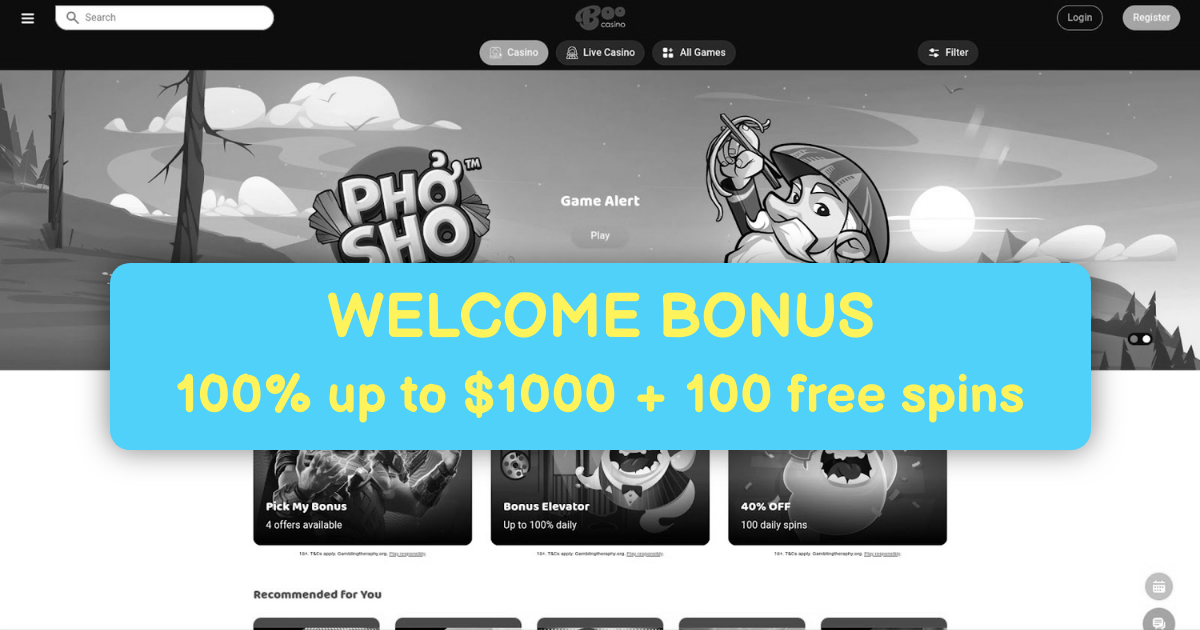 Boo Casino - Best Slot Games and Bonuses in the USA